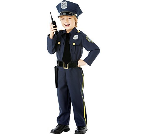 Amscan International Police Officer Costume Age 8-10