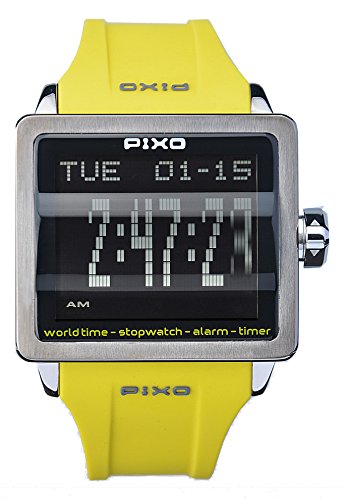 PX-1 YELLOW, Digital Flip Watch