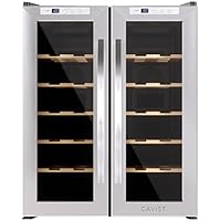 Cavist Cavist.24 Vinoteca para 24 Botellas, Acero Inoxidable, Plateado