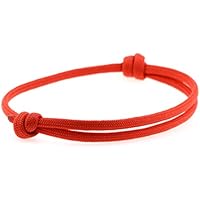 KOMIMAR Surfer Armband REDy - cool lässiger Surf Style - Freundschaftsarmband - Snowboarder - Skater - Segeln - Wichteln - Geschenkidee - Handgemacht - Yachting - Unisex Armband -Sommertrend - Surferschmuck - Surf bracelet - Geburtstagsgeschenk