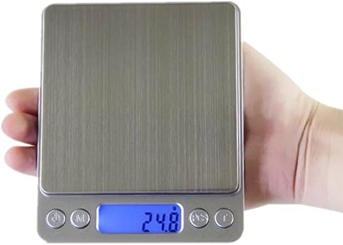 Senhui Electronic Digital Pro Pocket Kitchen Scale with Back-lit LCD Display, Tare, Hold and PCS Features, Stainless Steel (3000g, 0.01oz/ 0.1g)