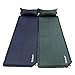 Produktbild Unibest Selbstaufblasende Luftmatratze Einzelperson mit Kissen 190x69x3cm 2er Pack koppelbar dunkelblau/dunkelgrün