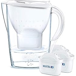 BRITA Marella Ensemble de filtre à eau comprend: 3 MAXTRA +, blanc - Ajustement du réfrigérateur