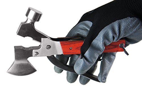 BAYLI 1 in 1 Camping Multitool Hammer Zange Beil Säge Campingwerkzeug Kombi-Werkzeug - 2