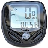 JSG Accessories® Wireless Bike Computer Odometer Average Speed Maximum Speed Speedo Cycle Bicycle