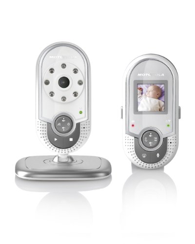 Binatone Motorola MBP20 Video Baby Monitor 1.5 inch Screen 1.8Hz DECT Technology (Silver)