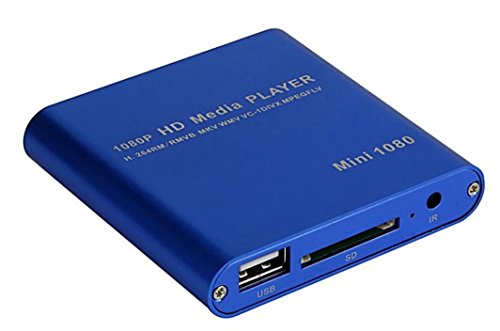 Sannysis 1080P Mini HDD Media Player MKV / H.264 / RMVB HD mit HOST USB / SD-Kartenleser - 3