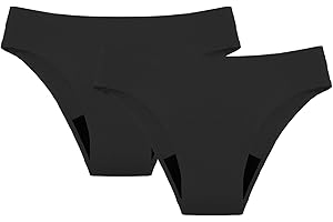 riou Bañador Menstrual Niña Bikini Menstrual Baño Traje De Baño Menstrual Mujer Bragas Mujer Cómodas Y Suaves Bikinis Menstruales V-Shape Braga Bikini Mujer Bikini Sexy Mujer Traje De Bikini 2/3 Pack