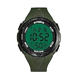 NEEKY Herren Armbanduhr,Sportuhren,Für Unisex Fitness Uhren - Multi Funktions wasserdichte Uhr LED Digital Double Action Watch Smartwatch