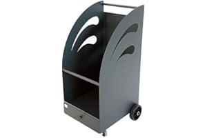 CRUCCOLINI Style - Carro para leña de hierro con ruedas, capacidad de 200 kg