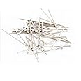 Crafts Haveli Sharp Steel Silver Push Pins, Office Pins, Paper Pins,All Pins (Pack of 100)
