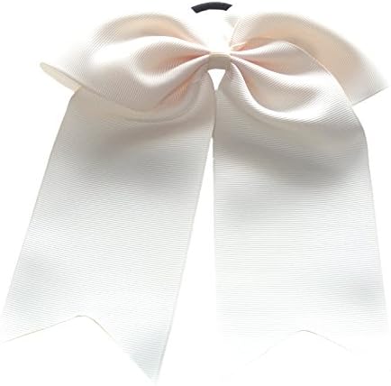 1 x Large 8" Cheerleader Style Big Bow Hair Bobble Ribbon Hair Accessories