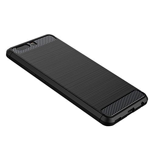 Huawei P10 Hülle Case, Elekin Soft-Flex Capsule Premium Schwarz TPU Handyhülle Schutzhülle Schmaler Telefonschutz für das Huawei P10 – Schwarz - 6