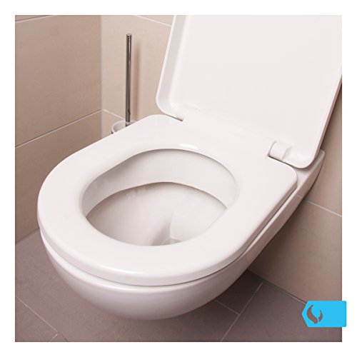 Bullseat 4.1 WC Sitz weiß D-Form • Absenkautomatik / Softclose • abnehmbar • easyclean • Toilettendeckel überlappend • Klobrille • hochwertiges Duroplast - 3