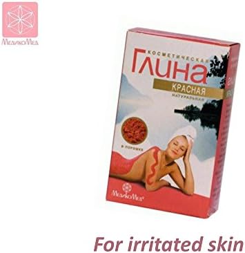 RED CLAY 100g. MedikoMED COSMETIC (face, body and hair MASK) THE BEST price on Amazon!!