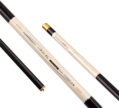 LNPP Fishing Rod Carbon Fiber Telescopic Fishing Pole for Freashwater, 3.9m