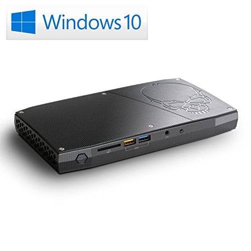 Mini PC - CSL Intel NUC Core i7-6770HQ-2 Skull Canyon / Win 10 - 4x 2600MHz, 16 GB RAM, 500GB SSD, Intel® Iris Pro Graphics 580, USB 3.1, WLAN