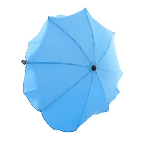 Lux4Kids Baby Pram Pushchair Sun Parasol / Universal Beach Umbrella Shade Canopy 11 Light Blue