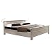Produktbild Wimex Bett/ Doppelbett Chalet, Liegefläche 160x200 cm, Eiche Sägerau/ Absetzung Morano Eiche