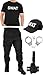 Produktbild SWAT Kostüm bestehend aus Hose, T-Shirt, Pistolenholster, Cap und Handschellen Größe L