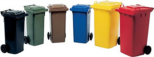 Preisvergleich Produktbild Müllgroßbehälter 80l braun a.Niederdruck-PE Rad-D.200mm