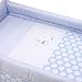 Cambrass 46 x 78 cm Wooden Crib X with Fabrics Collection Ter (Blue/ White Spotted)
