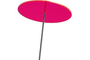 ‎CAZADOR-DEL-SOL Cazador-del-sol ® - das Original | UNO | 1 Stück | Sonnenfänger-Scheibe rot | Durchmesser 20 cm | Höhe 175 cm