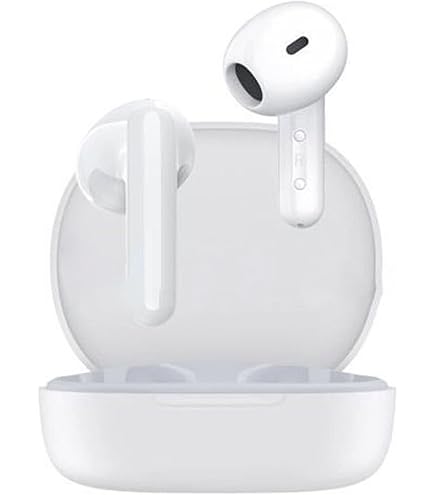 EasyBee 2er Pack Hülle Für Xiaomi Redmi Buds 4 Lite - Flüssigsilikon, Mit Karabiner & Anti-Verlust-Gurt (Schwarz & Blau)