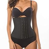 💖 Damen Taillenformer Fitness Trainer Sauna Schweiß Korsett Figur Shaper mit Zipper & Reißverschluss Damen Latex Waist Trainer Korsett Bauch Weg Sport Corsage Body Shaper Unter Brust Corsage Taillen Schnür Korsett Mieder Bustier Top Korsett Korsage Damen Vollbrust Faux Corsagenkleid Sexy Dessous Korsett Übergrößen