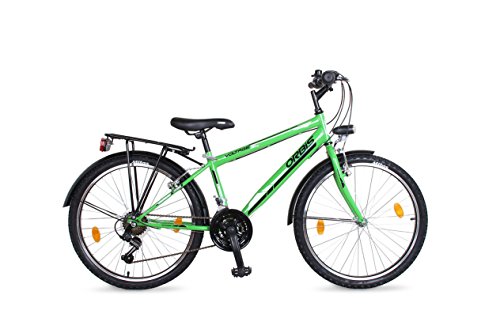 26 Zoll Kinderfahrrad Cityfahrrad Herren Fahrrad City Bike Rad Jugendfahrrad STVO 18 GANG Voltage GRÜN