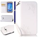 FESELE Rose Blume Schutzhülle für [Samsung Galaxy J5 2015]...