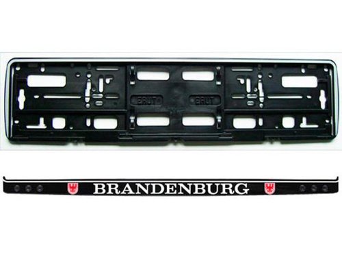 Erucarat Kennzeichenhalter Nummernschildhalter Kennzeichenrahmen (BRANDENBURG) Erucarat Kennzeichenhalter Nummernschildhalter Kennzeichenrahmen (BRANDENBURG)