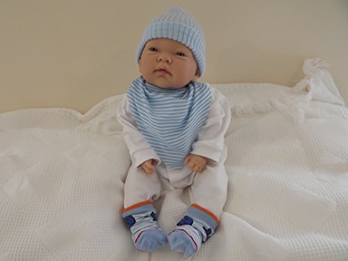 BCLS* TYLER BOY Childs 1st Reborn Baby Doll Birthday Xmas Gift Made By Saxon Reborns.