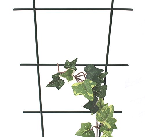 Rankhilfe Rankgitter Art.307 Kletterhilfe aus Metall 65 cm Grün Steckzaun Zaun - 2