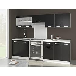 ULTRA Cuisine complete 2m40 - Noir mat