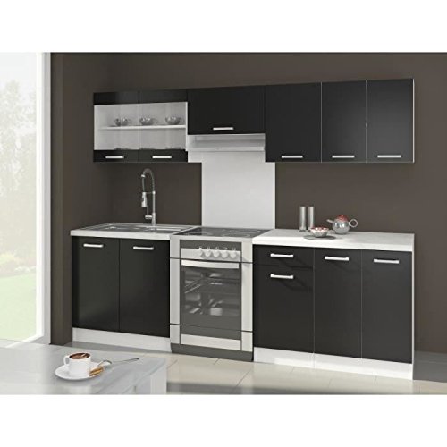 ULTRA Cuisine complete 2m40 - Noir mat