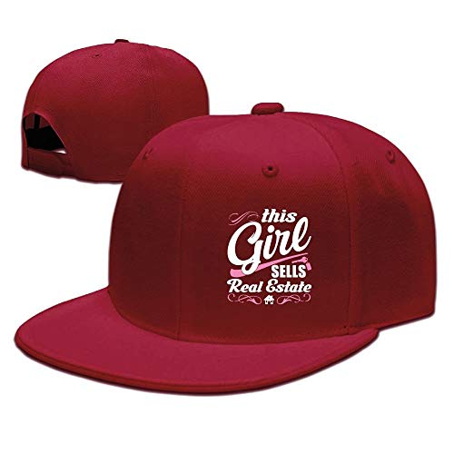 Preisvergleich Produktbild Dieses Mädchen verkauft Immobilien Unisex Snapback Flat Bill Baseballmütze Fashion32