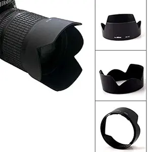 VIBLITZ Lens Hood HB 32 Lens Hood for N 18-140mm f/3.5-5.6g ED VR /18-135mm f/3.5-5.6g if-ed /18-105mm f/3.5-5.6g ED VR /18-70mm f/3.5-4.5g