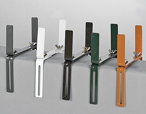 Preisvergleich Produktbild Green Tower Blumenkastenhalter, H Form, weiß, 2 St