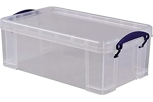 REALLY USEFUL BOX Really Useful 5 Litre Clear Plastic Storage Box