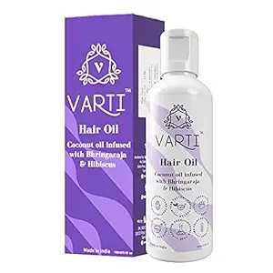 VARTI Magic Hair Oil ? Enriched with Coconut Cold Pressed Hair Oil Infused with Bhirigaraj & Hibiscus - 100ml