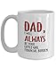 Produktbild Dad I Will Always be Your Little Girl Financial Burden Mug Coffee Tea Cup 11oz, Gift Father Day for dad, Best dad Ever