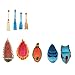 Produktbild LOVIVER 9pcs Handwerk Mini Resin Dream Boat \u0026 Paddle Figur Micro Landschaft DIY Fairy Garden Zubehör