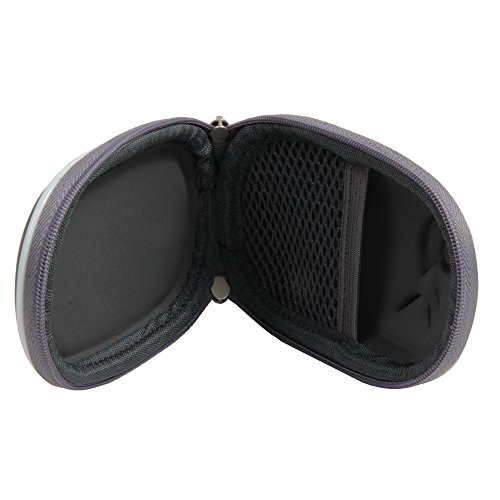 Hermitshell Travel Hart EVA Lagerung Tasche Schutz hülle Etui Tragetasche Beutel Compact Größen und karabiner für Apple Magic Mouse Maus I und II 2nd Gen und Karabiner Grau - 6