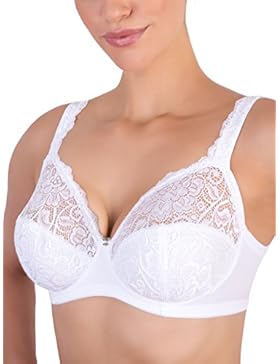 Classic Lady PA0186 Reggiseno in Pizzo con Ferretto Strutturato Taglie Forti Coppa C Foderate in Cotone by Lady...