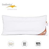 ComfortAce Strauss 40x80 cm Kopfkissen Federkissen/Daunenkissen Hochwertiges Kissen mit 100% Baumwollebezug mit Gänsedaunen Füllung Soft und Stützend,Anti-Milben Waschbar,Weiß MEHRWEG ComfortAce Strauss 40x80 cm Kopfkissen Federkissen/Daunenkissen Hochwertiges Kissen mit 100% Baumwollebezug mit Gänsedaunen Füllung Soft und Stützend,Anti-Milben Waschbar,Weiß MEHRWEG