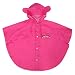 GudeHome Unisex Kid's Raincoat Baby Hooded Waterproof Rain Poncho, 80-100cm Red