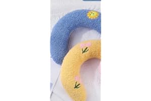 Duronge 2pcs Dog Pillow, Pet Pillow, Pillow for Cat, Bed Pillows for Dogs, U-Shaped Cushion to Protect the Cervical Spine, Soft & Cosy Dog Cushion, Suitable for Cats and Small Dogs