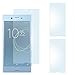 Produktbild 2x Sony Xperia XZ Premium Schutzfolie Matt Display Schutz [Anti-Reflex] Screen protector Fingerprint Handy-Folie matte Displayschutz-Folie für Sony Xperia XZ Premium Displayfolie - Bildschirm gewölbt, Folie bewusst kleiner