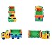 YIXIN Mini Assemble Lorry Truck Build-n-Play Self-assembled Push Forward Van Block Combination Puzzle Toy Truck for 5 Years Old+ Kids (Truck)